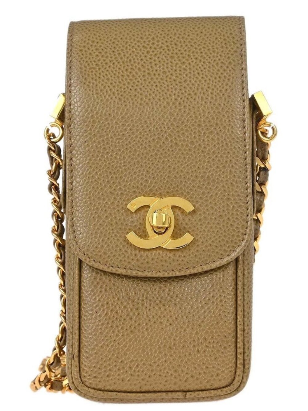 Chanel Beige Calfskin